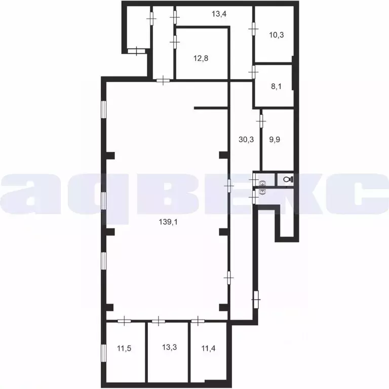 Помещение свободного назначения в Санкт-Петербург, Санкт-Петербург, ... - Фото 2