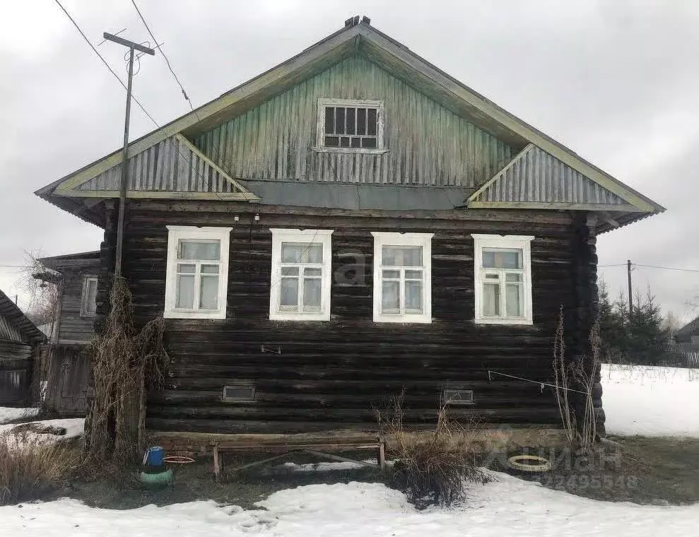 Дом в Вологодская область, Сокольский муниципальный округ, д. Барское ... - Фото 2
