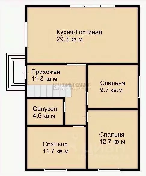 Дом в Краснодарский край, Северский район, Ильское городское ... - Фото 1