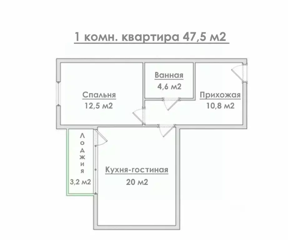 1-к кв. Ленинградская область, Всеволожск Новоладожская ул., 95/5 ... - Фото 1