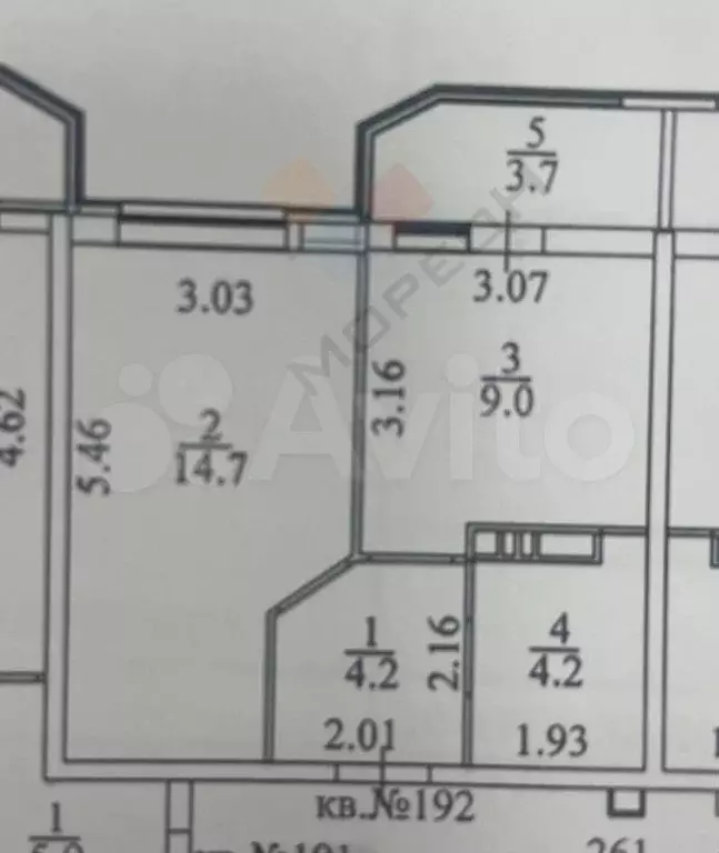 1-к. квартира, 32,1 м, 5/22 эт. - Фото 0