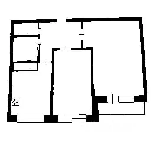 Квартира, 2 комнаты, 44.6 м - Фото 1