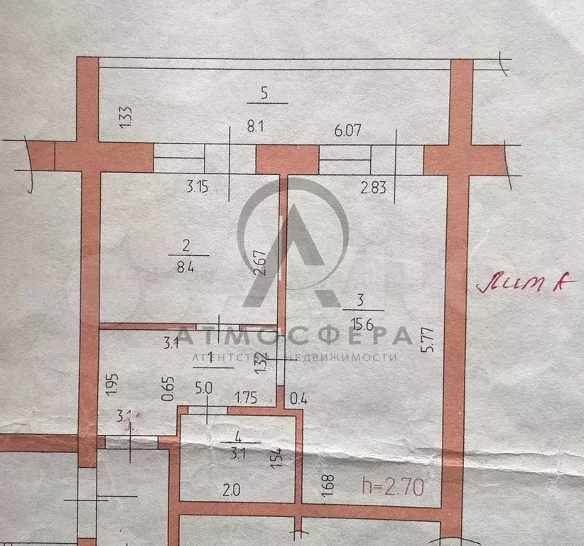 1-к. квартира, 32,1 м, 1/3 эт. - Фото 0