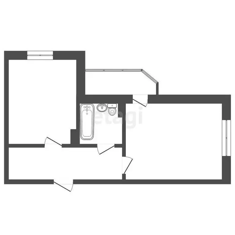 1-комнатная квартира: Анапа, Владимирская улица, 144 (49 м) - Фото 1