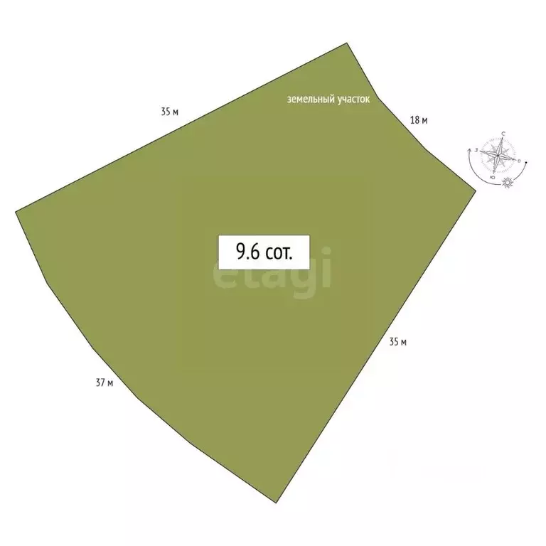 Участок в Алтайский край, Алтайский район, Жемчужина Алтая ДНТ  (9.6 ... - Фото 1