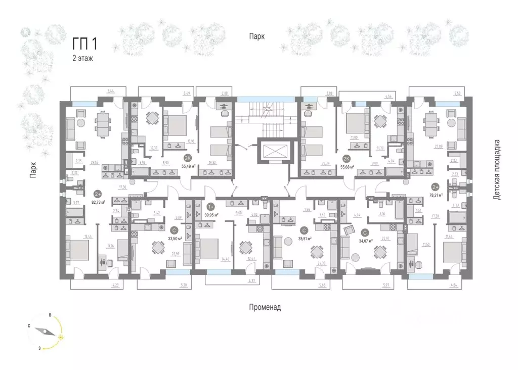 1-к кв. Тюменская область, Тюменский муниципальный округ, с. Кулаково ... - Фото 2