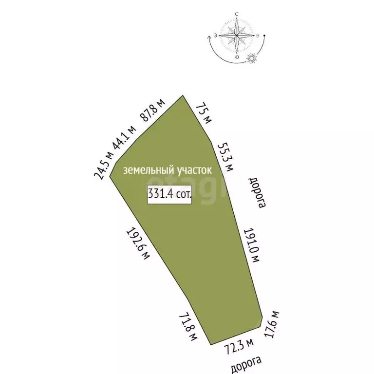 Участок в Ярославская область, Некрасовский муниципальный округ, д. ... - Фото 1