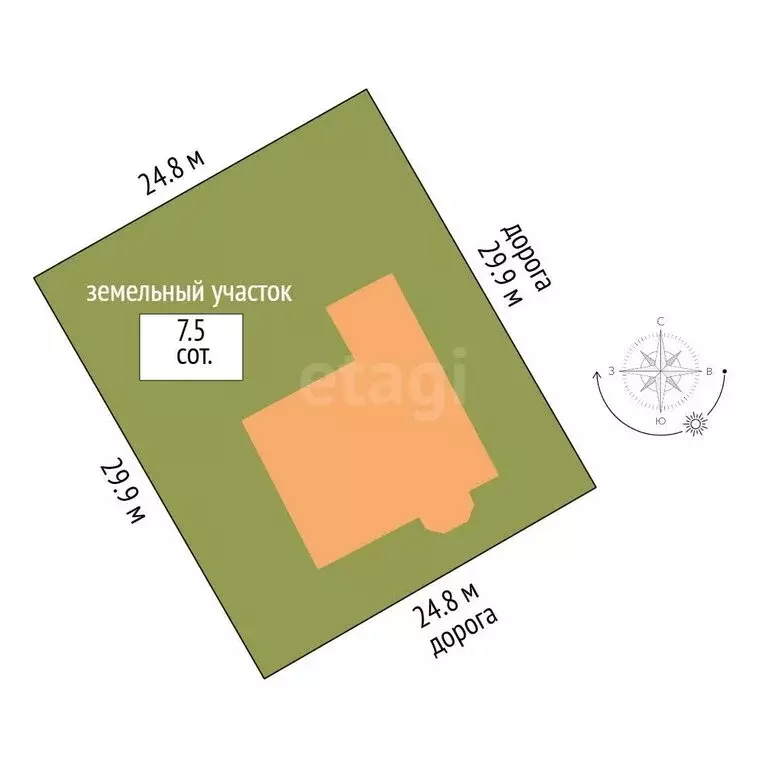 Дом в Воскресенск, микрорайон Фетровой фабрики, Российская улица ... - Фото 2