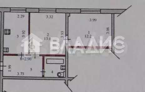 2-к. квартира, 45 м, 1/5 эт. - Фото 0