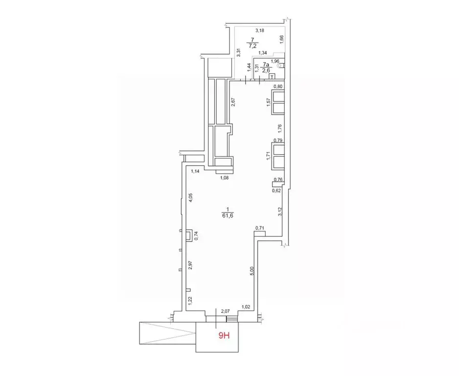 Помещение свободного назначения в Москва Ленинградский просп., 36с30 ... - Фото 2