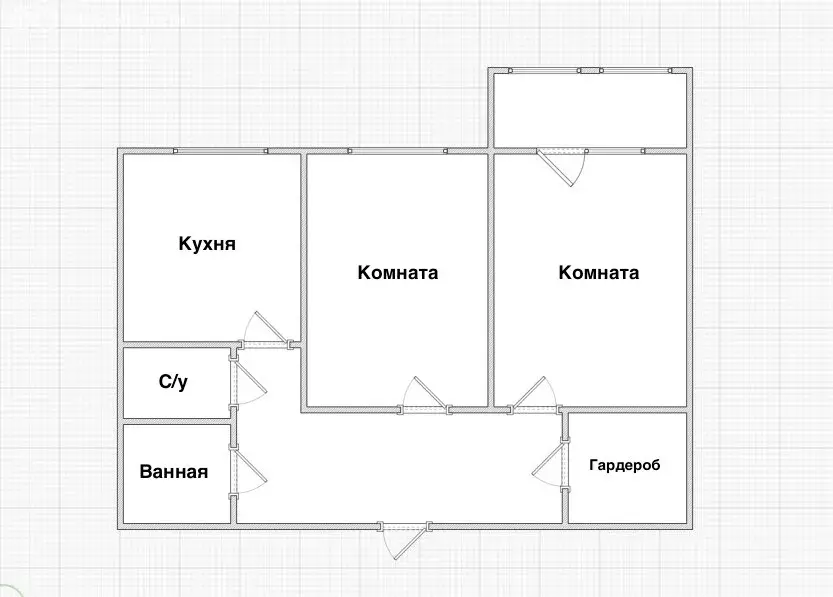 2-комнатная квартира: Самара, Осетинская улица, 21 (59.9 м) - Фото 1