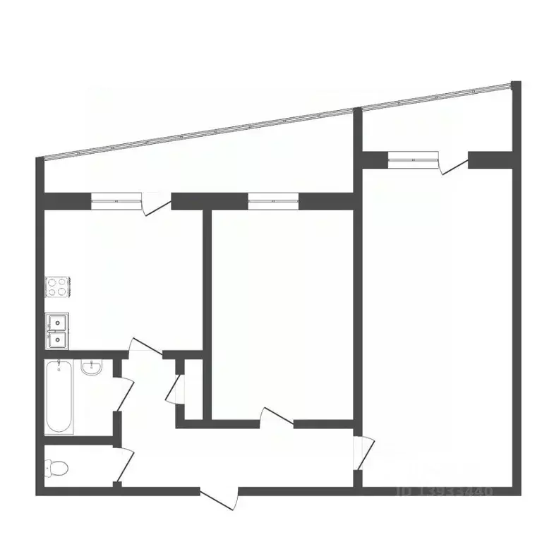 2-к кв. Тюменская область, Тюмень ул. Республики, 92 (48.0 м) - Фото 2