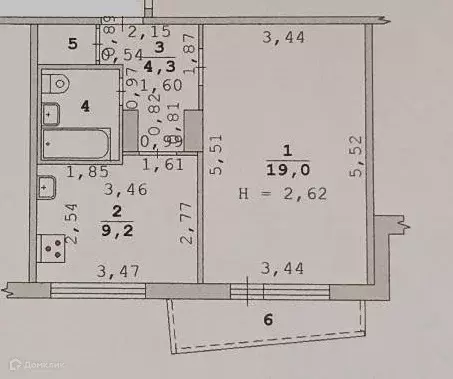 Продаётся 1-к квартира, 37 м - Фото 1