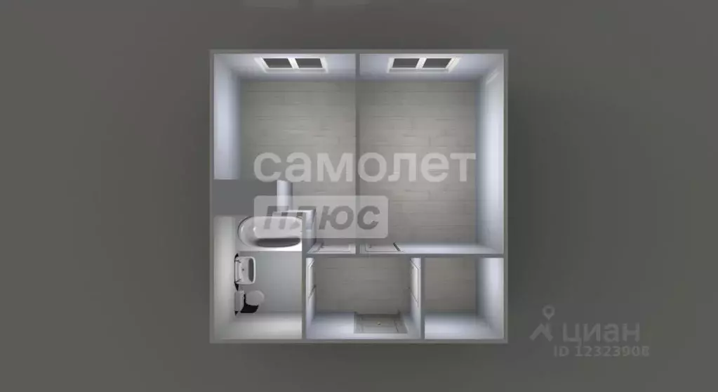 1-к кв. Московская область, Домодедово городской округ, с. Ям ул. ... - Фото 2