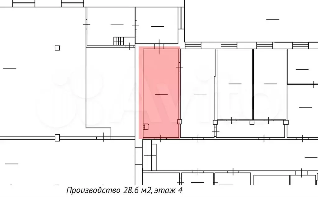 Сдам помещение свободного назначения, 28.6 м - Фото 0