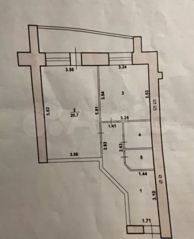 1-к. квартира, 51 м, 3/14 эт. - Фото 0