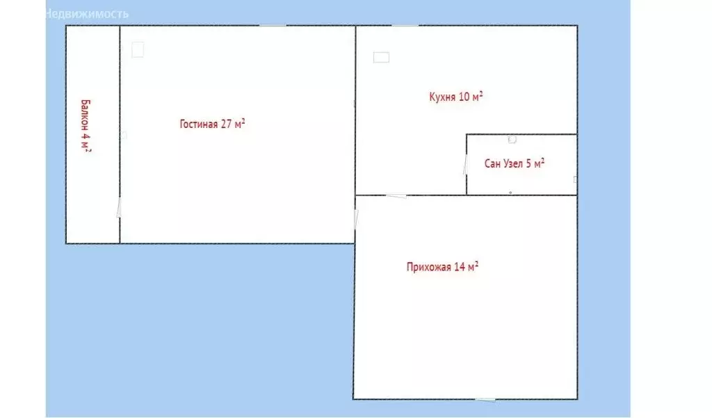 1-комнатная квартира: Махачкала, Магарамкентская улица, 15А (60 м) - Фото 1