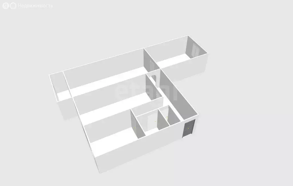 3-комнатная квартира: Южно-Сахалинск, Амурская улица, 4 (57.7 м) - Фото 1