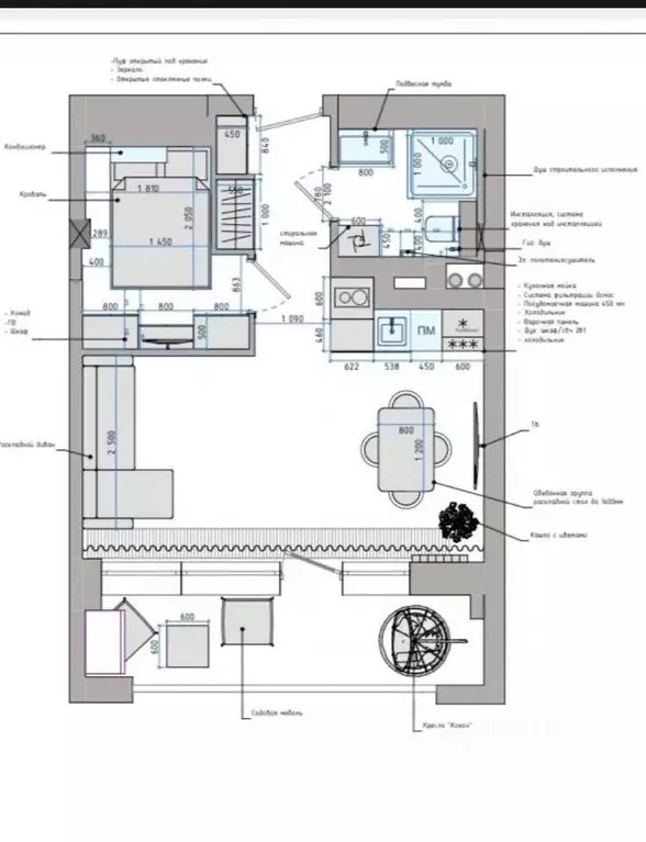 2-к кв. Севастополь ул. Летчиков, 10к4 (47.0 м) - Фото 2