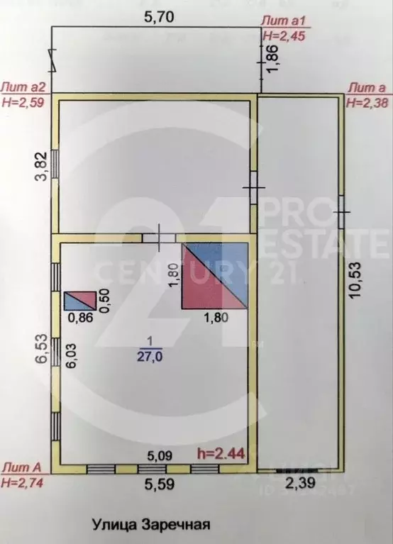 Дом в Мордовия, Лямбирский район, с. Первомайск Заречная ул., 1 (60 м) - Фото 2
