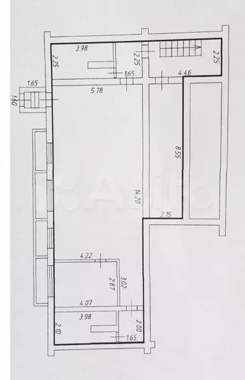 Помещение свободного назначения, 132 м - Фото 1