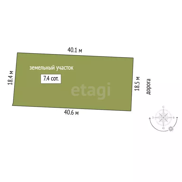 Участок в Тюмень, садовое товарищество Лаванда, 15-я улица (7.3 м) - Фото 1