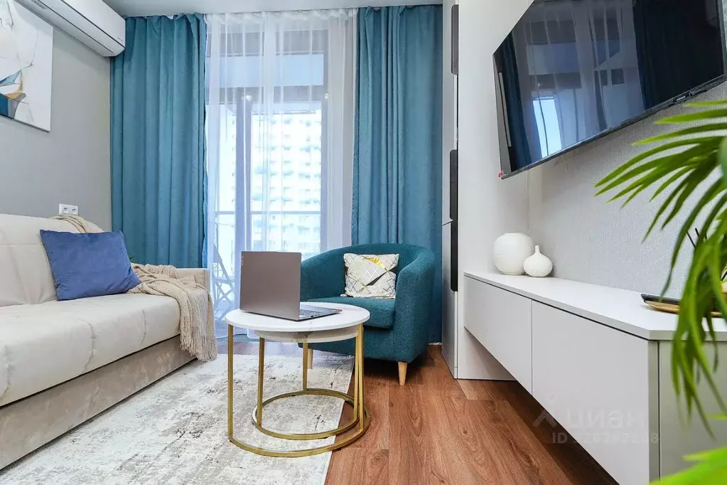 Студия Краснодарский край, Сочи Бытха мкр, ул. Ясногорская, 16/2к6 ... - Фото 2