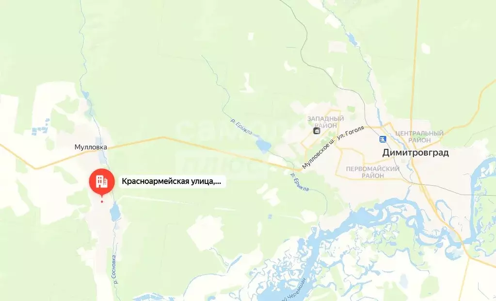 Участок в Ульяновская область, Мелекесский район, Мулловское городское ... - Фото 1