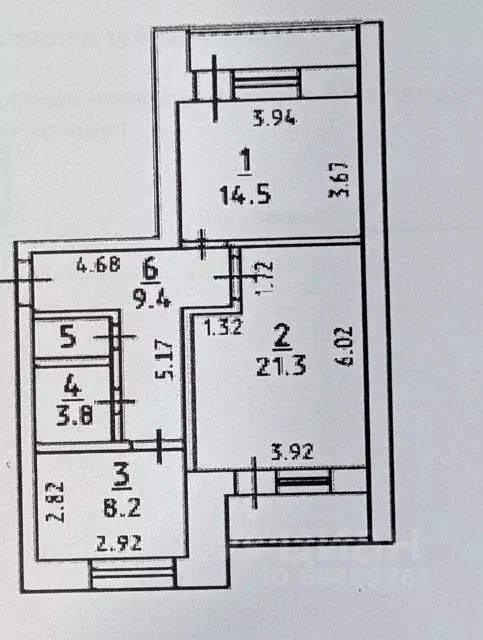 2-к кв. Кировская область, Киров Ульяновская ул., 20 (58.9 м) - Фото 1