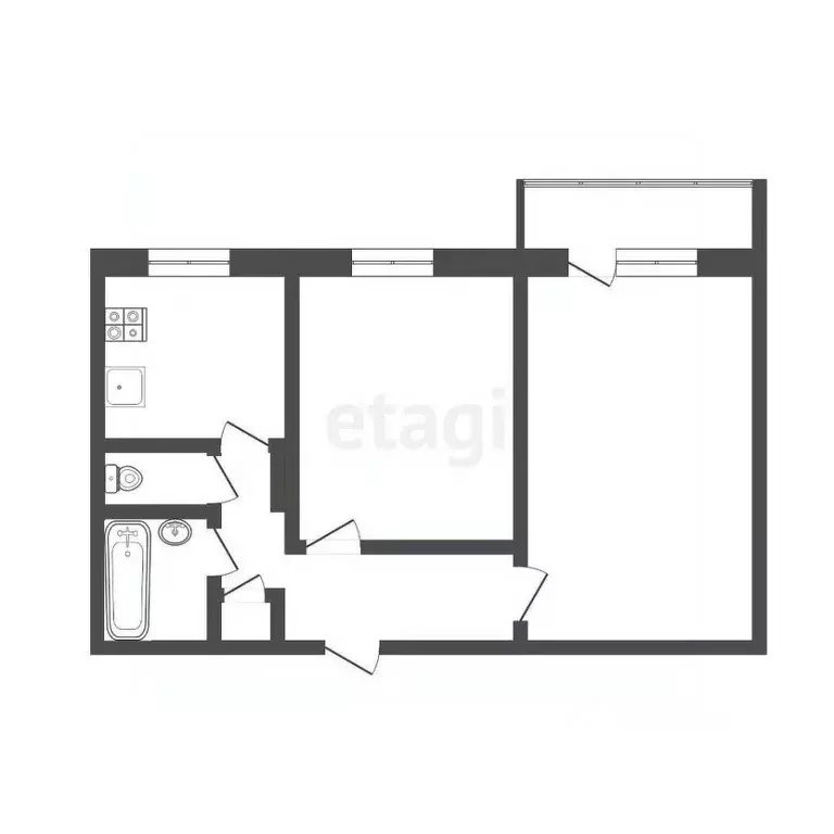 2-к кв. Мордовия, Саранск Ярославская ул., 1 (52.0 м) - Фото 2