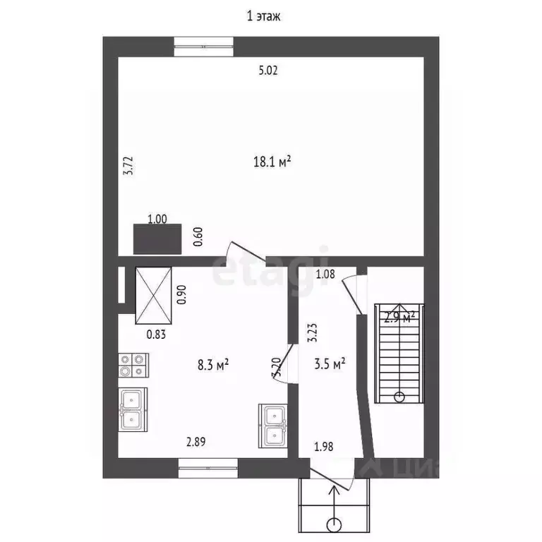 2-к кв. Калининградская область, Багратионовский муниципальный округ, ... - Фото 2