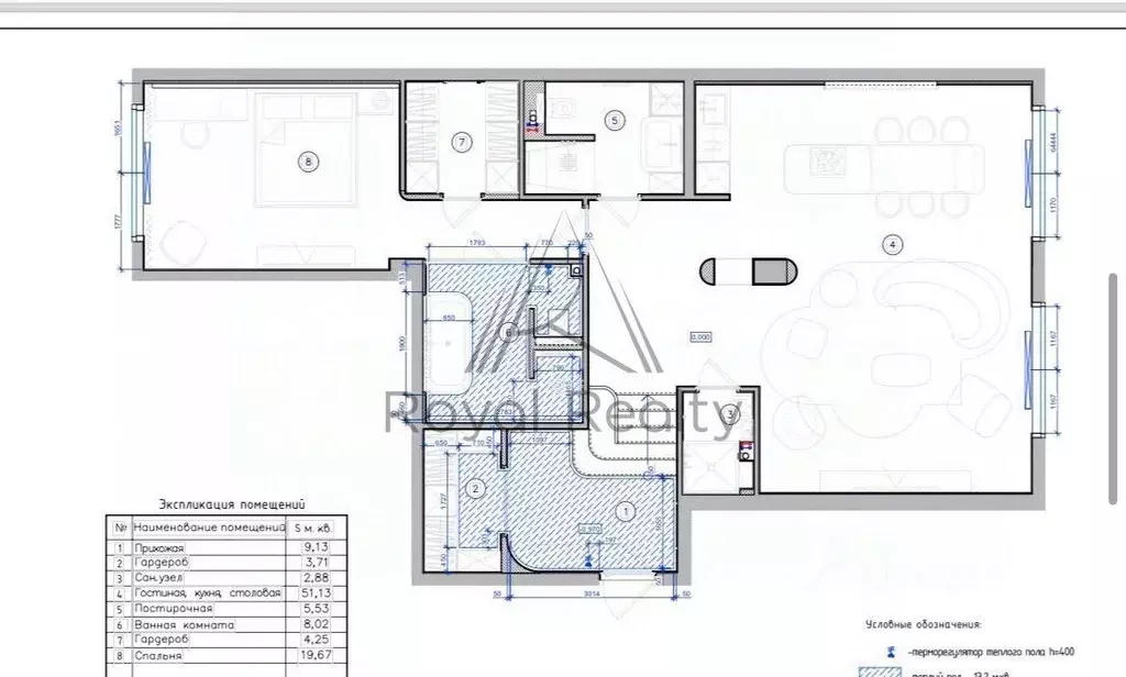 2-к кв. Санкт-Петербург Барочная ул., 6 (107.0 м) - Фото 2