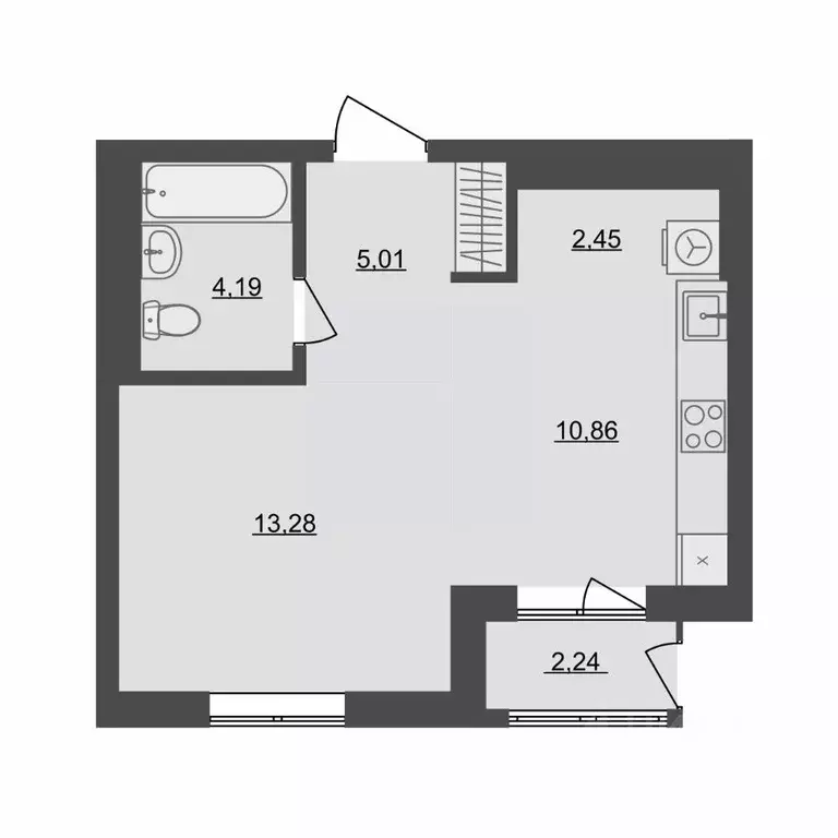 1-к кв. Удмуртия, Ижевск ул. Е.М. Кунгурцева, 45к1 (38.03 м) - Фото 0