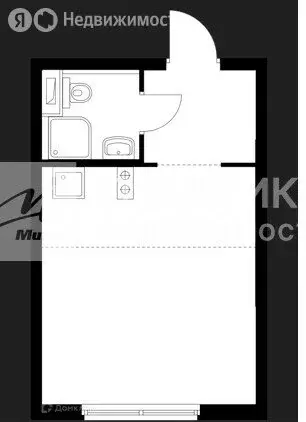 Квартира-студия: Москва, улица Добролюбова, 8к3 (24 м) - Фото 1