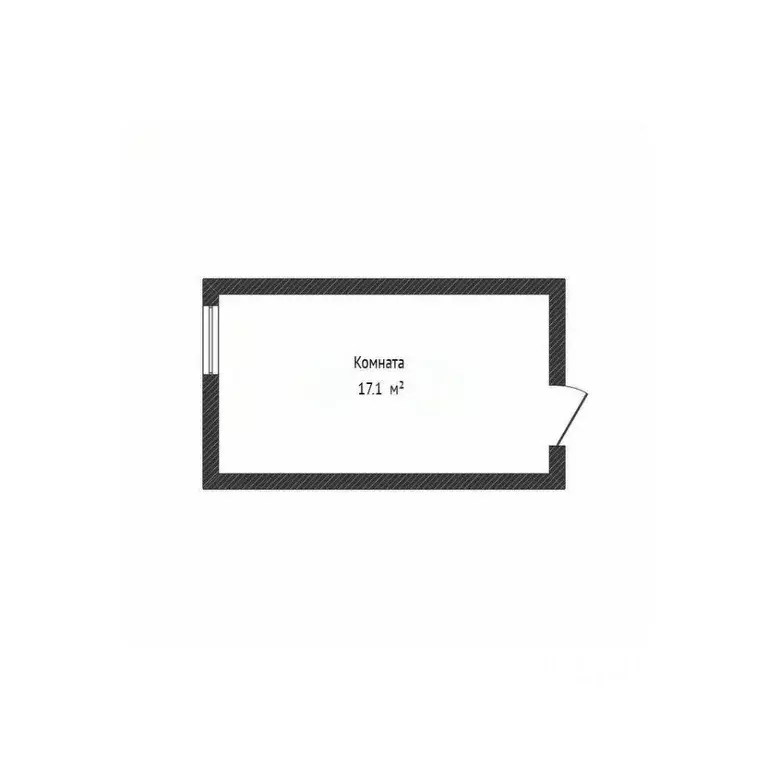 Комната Брянская область, Брянск ул. Ульянова, 134 (17.8 м) - Фото 2