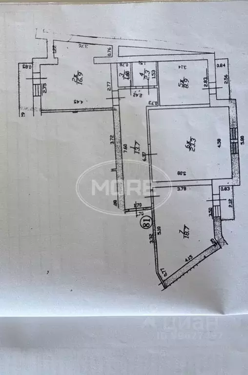 3-к кв. Калининградская область, Светлый Калининградская ул., 8 (86.8 ... - Фото 2