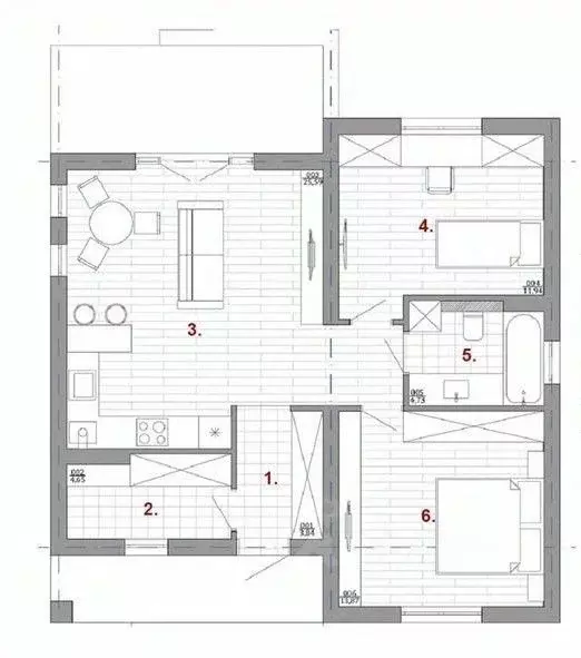 Дом в Калининградская область, Гурьевский муниципальный округ, пос. ... - Фото 2