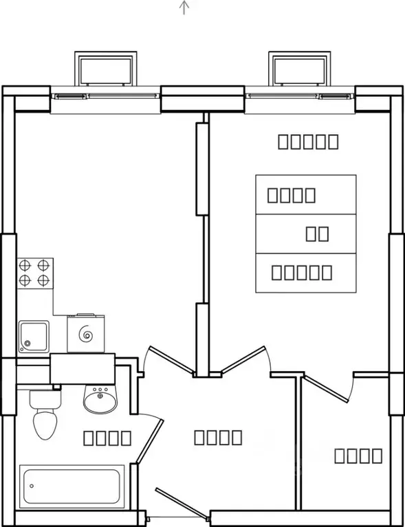 1-к кв. Московская область, Ленинский городской округ, д. Сапроново, ... - Фото 1