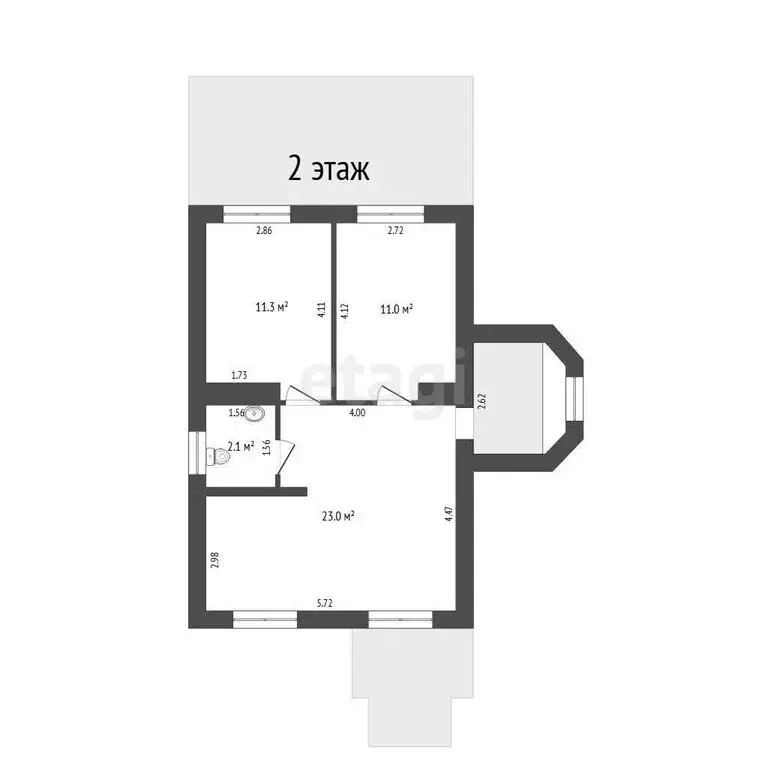 Дом в Тюмень, Лыжный проезд (124.7 м) - Фото 1