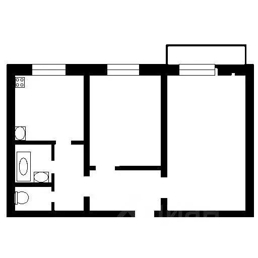 2-к кв. Москва ул. 2-я Марьиной рощи, 20 (48.0 м) - Фото 1