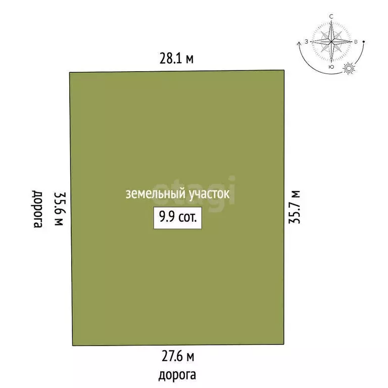 Участок в Кострома, СНТ Струя-2 (9.9 м) - Фото 1