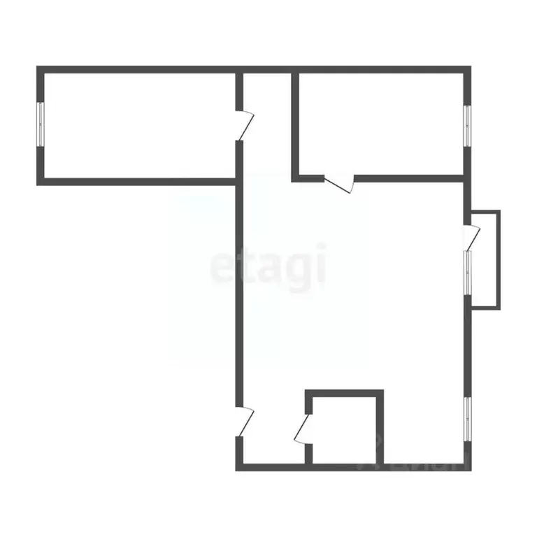 3-к кв. Бурятия, Улан-Удэ просп. 50-летия Октября, 8 (54.3 м) - Фото 2