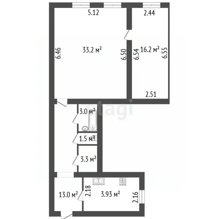 2-к кв. Санкт-Петербург Малая Конюшенная ул., 10 (78.7 м) - Фото 2