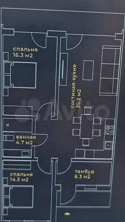 Таунхаус 78 м на участке 2 сот. - Фото 0