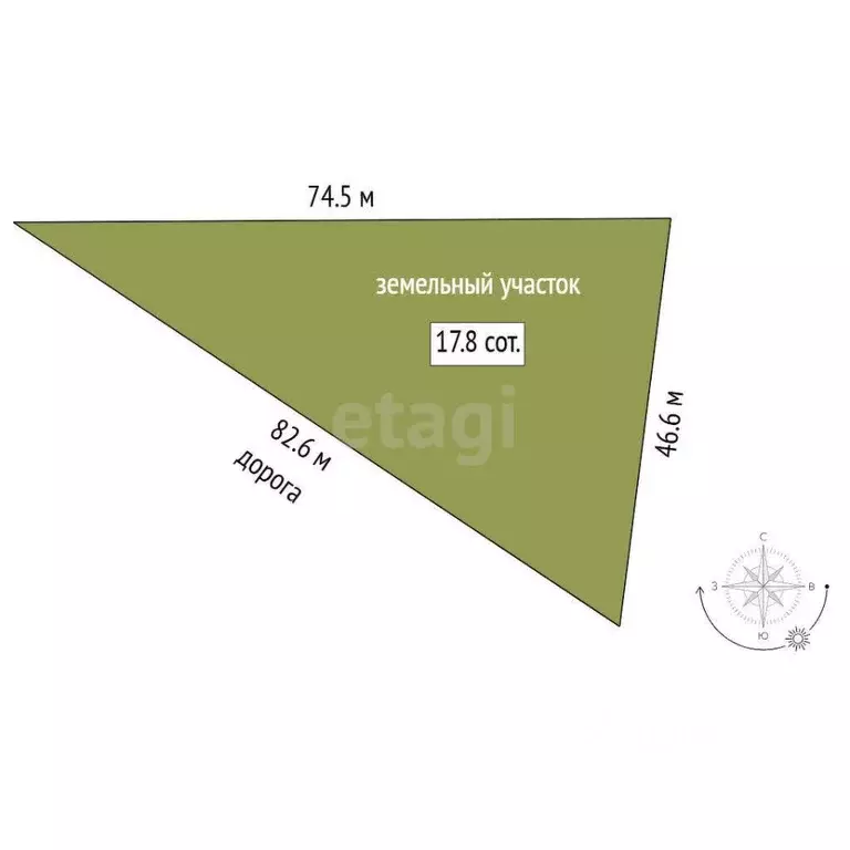 Участок в Тюменская область, Тюменский муниципальный округ, ... - Фото 1