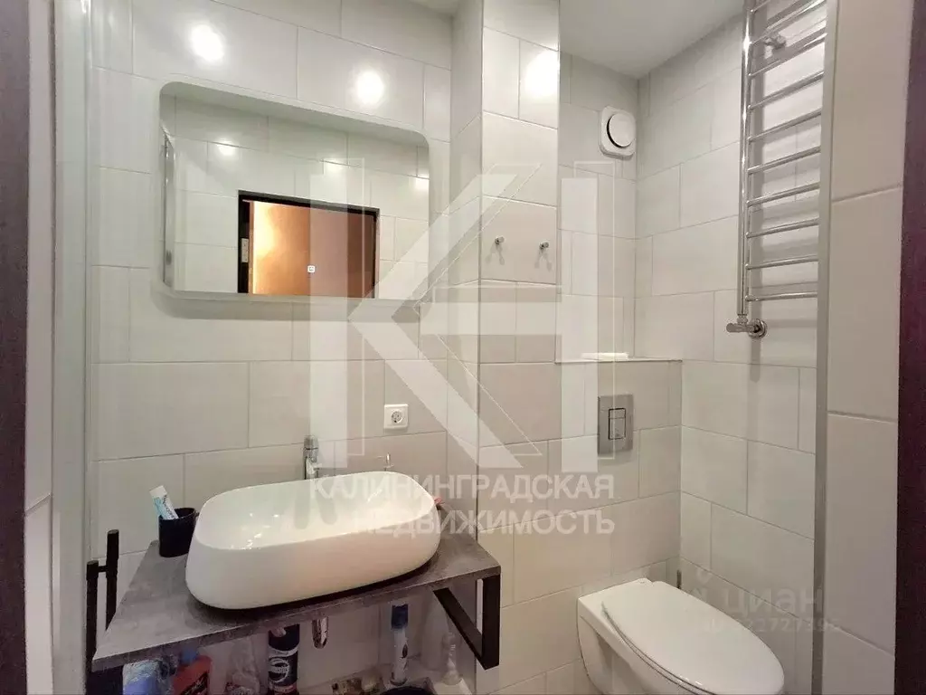 1-к кв. Калининградская область, Калининград Воздушная ул., 64Б (40.0 ... - Фото 1