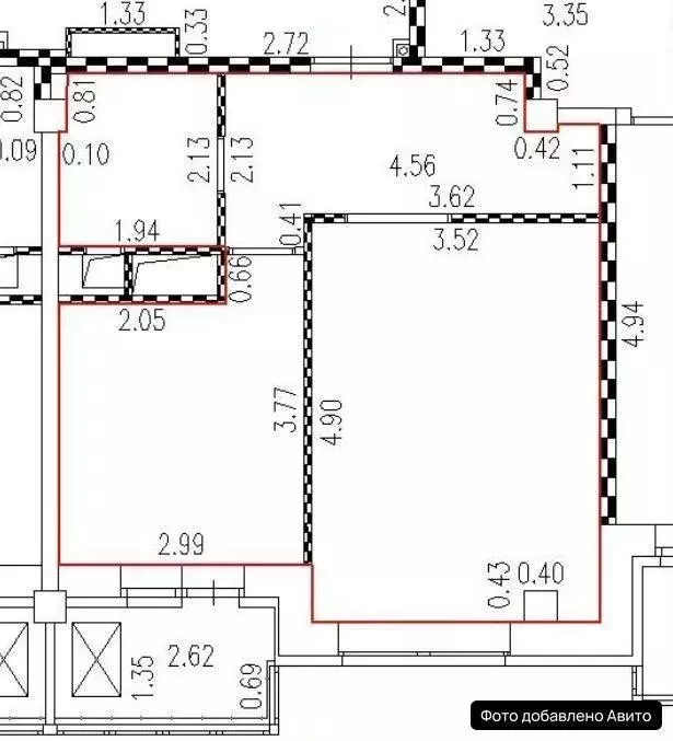 Квартира, 1 комната, 38 м - Фото 1
