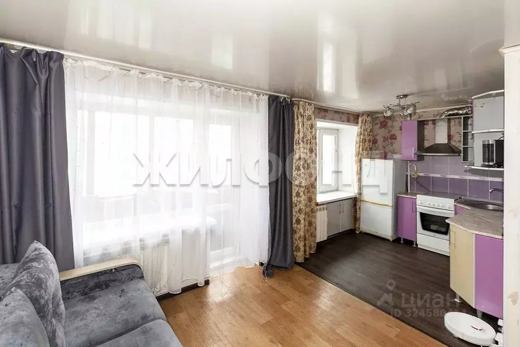 1-к кв. Алтайский край, Барнаул ул. 80-й Гвардейской Дивизии, 8 (31.2 ... - Фото 2