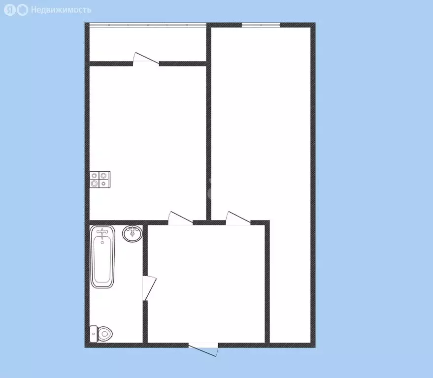 1-комнатная квартира: Черкесск, Кавказская улица, 56А (40 м) - Фото 1