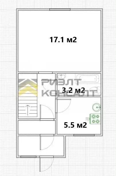 3-к. квартира, 65 м, 2/2 эт. - Фото 0